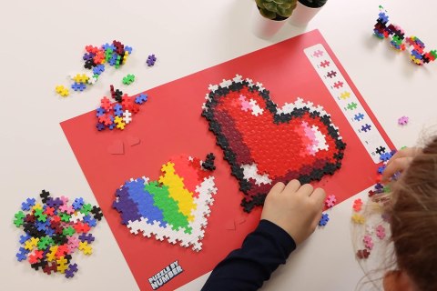 Plus-Plus Puzzle By Number Serce 250el 06900 PLUS-PLUS