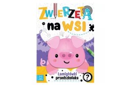 Zwierzęta na wsi Łamigłówki przedszkolaka 36883 AKSJOMAT