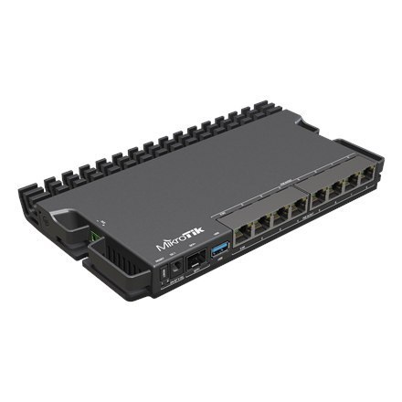 MikroTik MikroTik | RouterBOARD | RB5009UPr+S+IN | Brak Wi-Fi | Ilość portów 10/100 Mbit/s (RJ-45) | Porty 10/100/1000 Mbit/s | Porty Eth