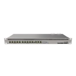 MikroTik Mikrotik Wired Ethernet Router RB1100x4, 1U Rackmount, Quad core 1.4GHz CPU, 1 GB RAM, 128 MB, 13xGigabit LAN, 1xSerial console 