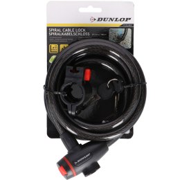 ND05_Z0539 56376 Zapięcie rowerowe Dunlop spiral cable lock 12 mm ST 56376 DUNLOP