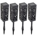 KX4972 Lampy lampiony solarne stojące dekoracyjne 4 sztuki LAMPY