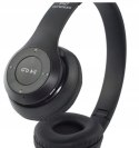 ND41_dS_54804 Słuchawki bluetooth P47 czarny KOLOR