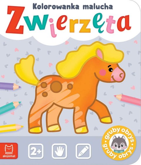 Kolorowanka malucha Zwierzęta 36814 AKSJOMAT