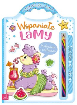 Malowanka..Zacz.kredka Wspaniałe lamy 36708 ROTER
