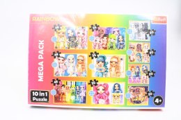 PUZZLE 10w1 Kolekcja modnych laleczek Rainb.96000 MODNYCH