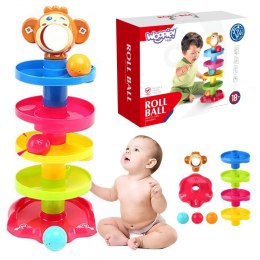 WOOPIE Kulodrom Tor Kulkowy Zestaw Spirala + 3 Kulki WOOPIE