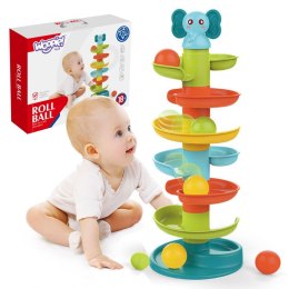 WOOPIE Kulodrom Tor Kulkowy Zestaw Spirala + 3 Kulki WOOPIE