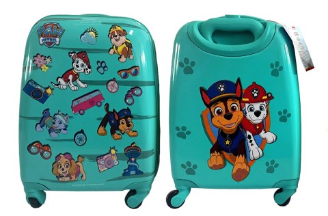 BC-PP-009 Walizka podróżna na kółkach Psi Patrol turkusowa duża NICKELODEON