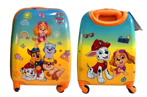 ND19_BC-PP-006 Walizka podróżna na kółkach Psi Patrol - żółta duża NICKELODEON