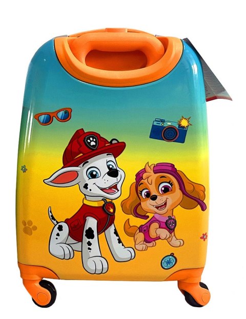ND19_BC-PP-006 Walizka podróżna na kółkach Psi Patrol - żółta duża NICKELODEON