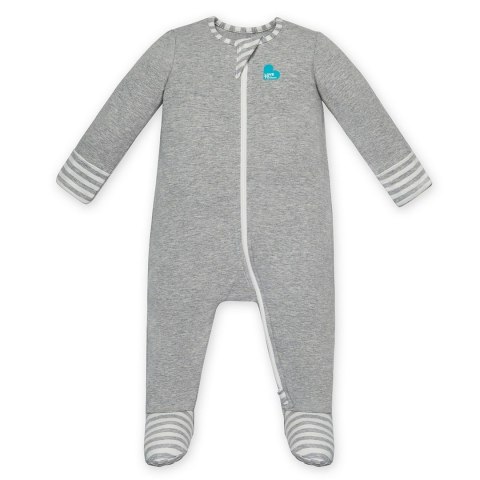 ND19_LTD-L8301243GRY__0-3 Śpioszki dziecięce 0-3m - szare LOVE