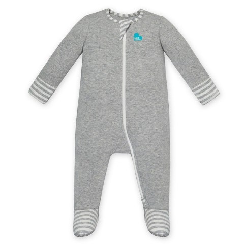ND19_LTD-L8301243GRY__0-3 Śpioszki dziecięce 0-3m - szare LOVE