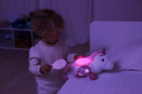 ND19_CLTT-7473-WUN Cloud b? Twilight Buddies? Unicorn - Lampka nocna z projekcją świetlną - Jednorożec PPR