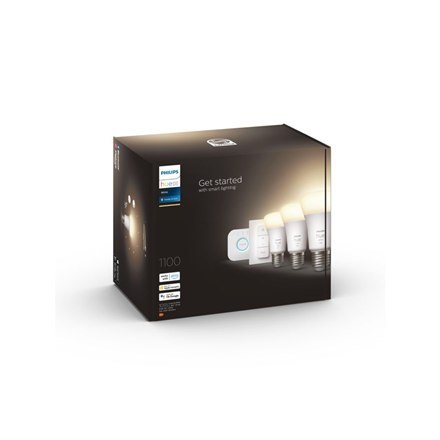 Philips Philips Hue W Starter Kit 9,5W A60 E27 3szt, Bridge, Switch Philips Hue | Hue W Starter Kit 9,5W A60 E27, 3szt, Bridge, Switch |