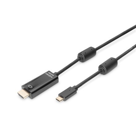 Digitus Digitus | Męski | 19-pinowy HDMI Typ A | Męski | 24-pinowy USB-C | 2 m
