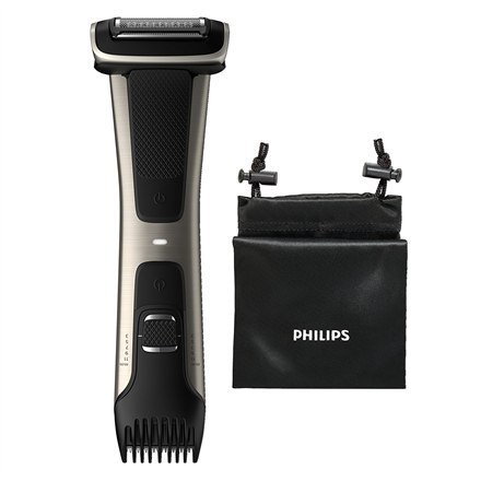 Philips Philips | BG7025/15 | Showerproof body groomer | Body groomer | Number of length steps 5 | Black/Stainless