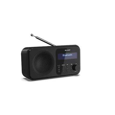 Sharp Przenośne radio cyfrowe Sharp DR-P420(BK) Tokyo, FM/DAB/DAB+, Bluetooth 5.0, zasilanie USB lub bateryjne, czarny Sharp | czarny 