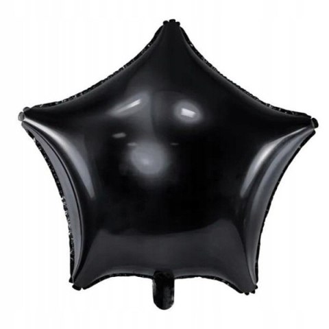 Balon fol.Gwiazdka 48 czarny 80248