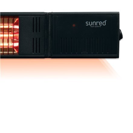 SUNRED SUNRED | Grzejnik | RDS-15W-B, Fortuna Wall | Podczerwień | 1500 W | Liczba poziomów mocy | Odpowiedni do pomieszczeń do m² | Cz