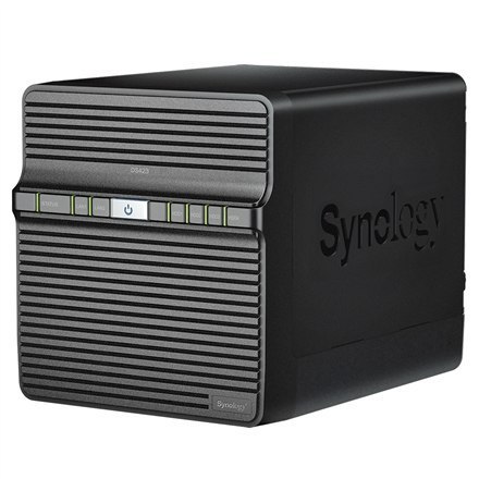 Synology Synology | Magazyn sieciowy Tower NAS DS423 do 4 dysków/SSD | Realtek RTD1619B | Częstotliwość procesora 1,7 GHz | 2 GB DDR4