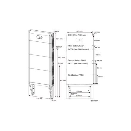 Huawei Huawei | LUNA2000 | Uchwyt ściennej wspornik do falownika fotowoltaicznego