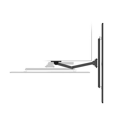 Vogels Vogels | Uchwyt ścienny | MA3040-A1 | Pełen ruch | 32-65 cali | Maksymalne obciążenie 25 kg | Czarny