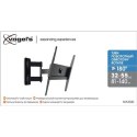 Vogels Vogels | Uchwyt ścienny | MA3040-A1 | Pełen ruch | 32-65 cali | Maksymalne obciążenie 25 kg | Czarny