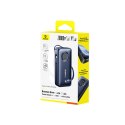 Powerbank 20000mAh 100W ze zwijanymi kablami USB-C - czarny