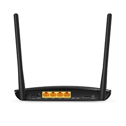 TP-LINK TP-LINK | Router 4G LTE | TL-MR6400 | 802.11n | 300 Mbit/s | 10/100 Mbit/s | Porty Ethernet LAN (RJ-45) 3 | Obsługa sieci Nie | 