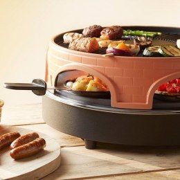 Emerio PO-113255.4 grill raclette 1500 W Czarny, Brązowy