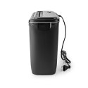 Niszczarka do papieru Nedis 12l DIN P-4 190W Czarna