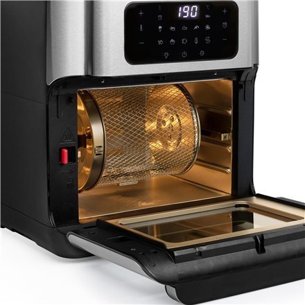 Princess Princess | 182065 | Aerofryer Oven | Moc 1500 W | Pojemność 10 L | Czarny/Stal nierdzewna
