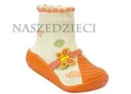 BICAL POMARANCZOWY MOTYLEK Bucik Skarpetka BICAL