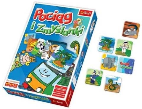 TREFL 00680 POCIĄG I ZMYŚLANKI Gra TREFL