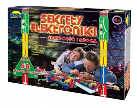 85957 Sekrety elektroniki SAMOCHÓD i ŁÓDKA 50 eksperymentów DROMADER