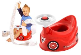 BIG 56801 Nocnik Bobby Car Czerwony kierownica BIG