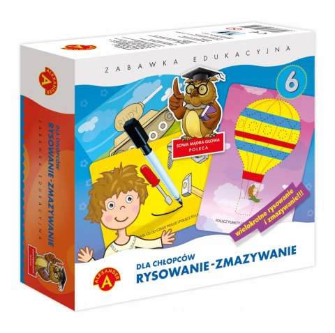 Dla chłopców rysowanie-zmazywanie 6 07428 ALEXANDER