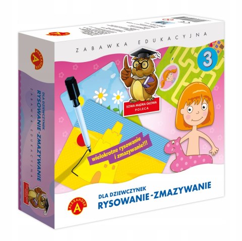 Dla dziewczynek rysowanie-zmazywanie 3 07381 ALEXANDER