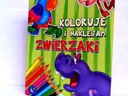 Koloruję i naklejam - zwierzaki 1 60266 58.11.13.0 PROMATEK