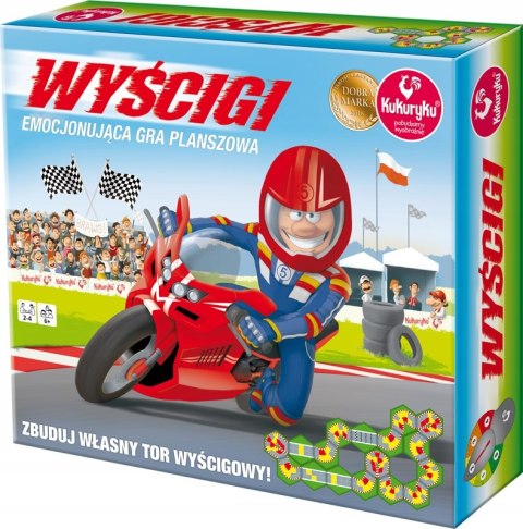 Wyścigi gra planszowa 63162 PROMATEK