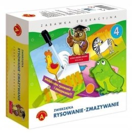 Zwierzątka rysowanie-zmazywanie 4 07411 ALEXANDER