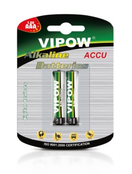 BAT0066B Baterie alkaliczne VIPOW LR03 2szt/bl. TOPEX