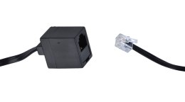 TEL0034A-7 Przyłącze telefon.WT.-GN./7M/ czarny LECHPOL