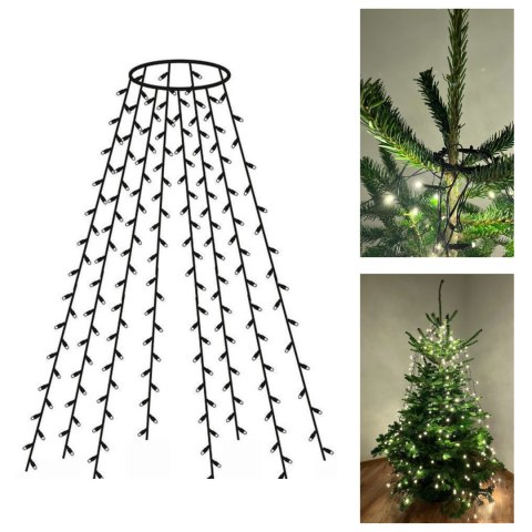 Kurtyna świetlna 480 lampek LED na choinkę