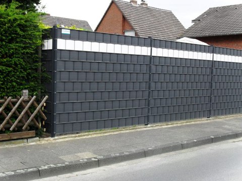 Taśma ogrodzeniowa ROLKA 26mb CLASSIC 19cm PROTECTO™ GRAFIT