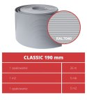 Taśma ogrodzeniowa ROLKA 26mb CLASSIC 19cm PROTECTO™ SZARA