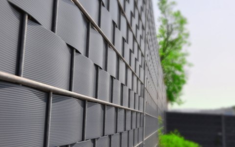 Taśma ogrodzeniowa ROLKA 26mb CLASSIC 19cm PROTECTO™ SZARA