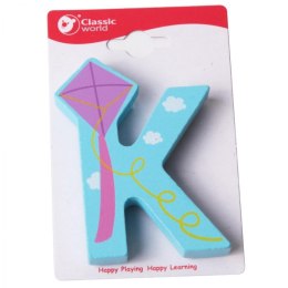 CLASSIC WORLD Drewniana Literka K LITERKA