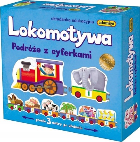 Lokomotywa - podróże z cyferkami 07202 ADAMIGO